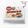 Personalised Photo Cake - Pop Art Superhero Message Only Personalised Cake