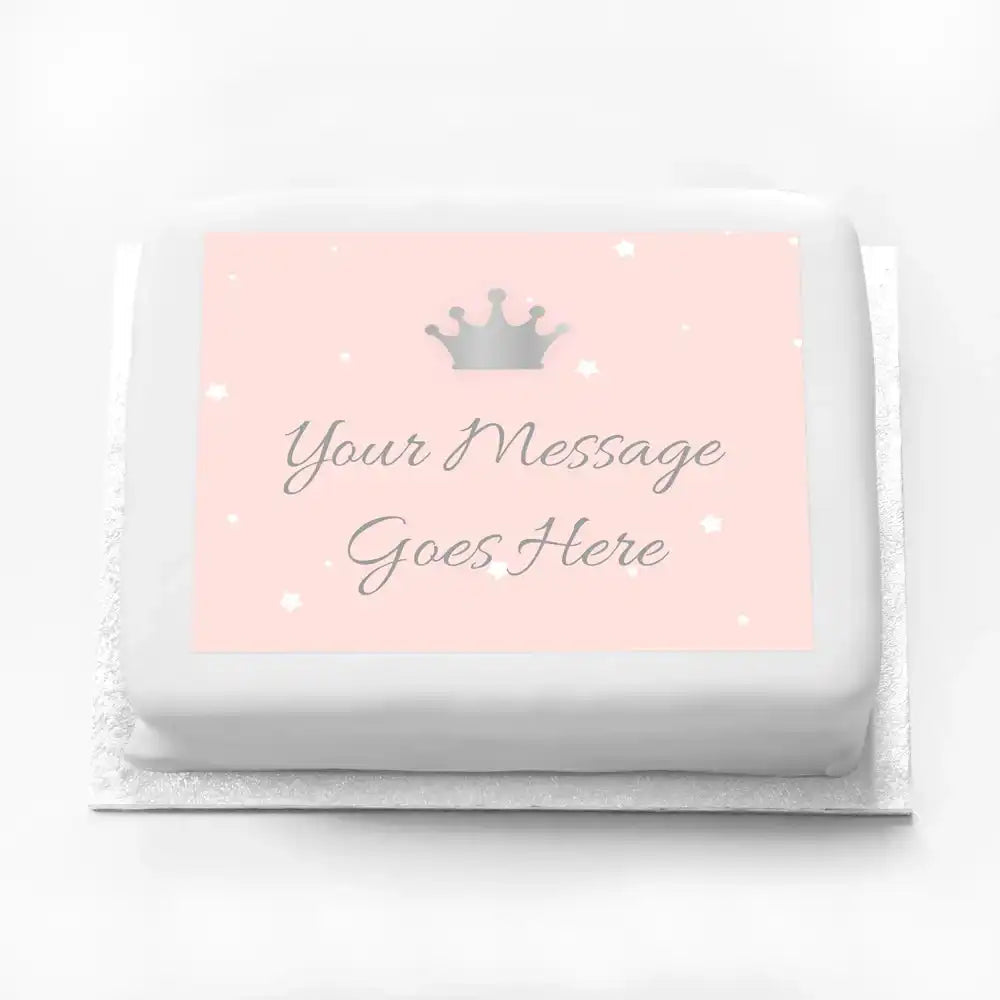 Personalised Photo Cake - Princess Perfection No Personalised Cake