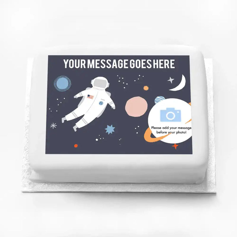 Personalised Photo Cake - To The Moon Photo & Message Personalised Cake