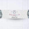 Iridescent 18th Personalised Party Banner No None Personalised Banner
