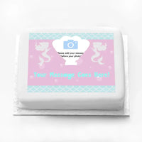 Personalised Photo Cake - Mermaid Shine Yes Personalised Cake
