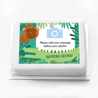 Personalised Photo Cake - Snappy Birthday Yes Personalised Cake