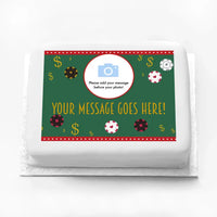 Personalised Photo Cake - Casino