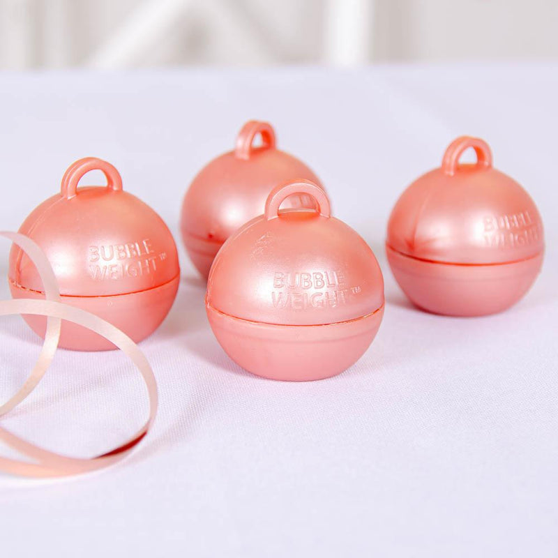 Bubble Balloon Weight Rose Gold (x4)