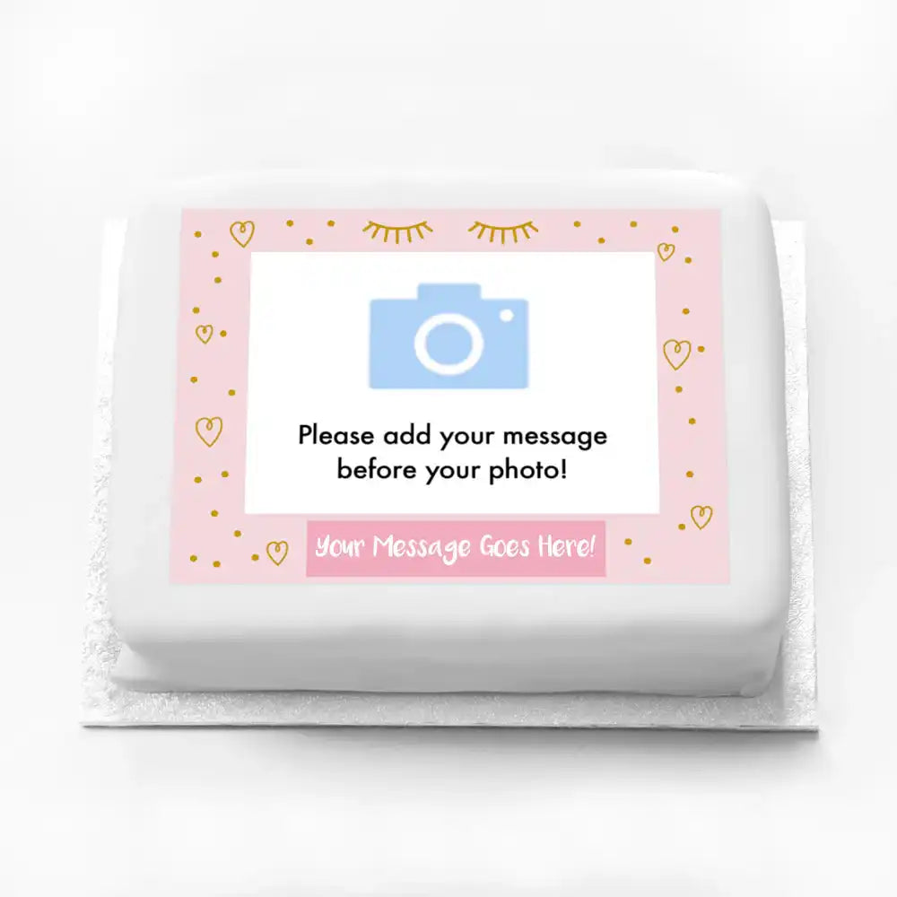 Personalised Photo Cake - Pamper Party Yes Personalised Cake