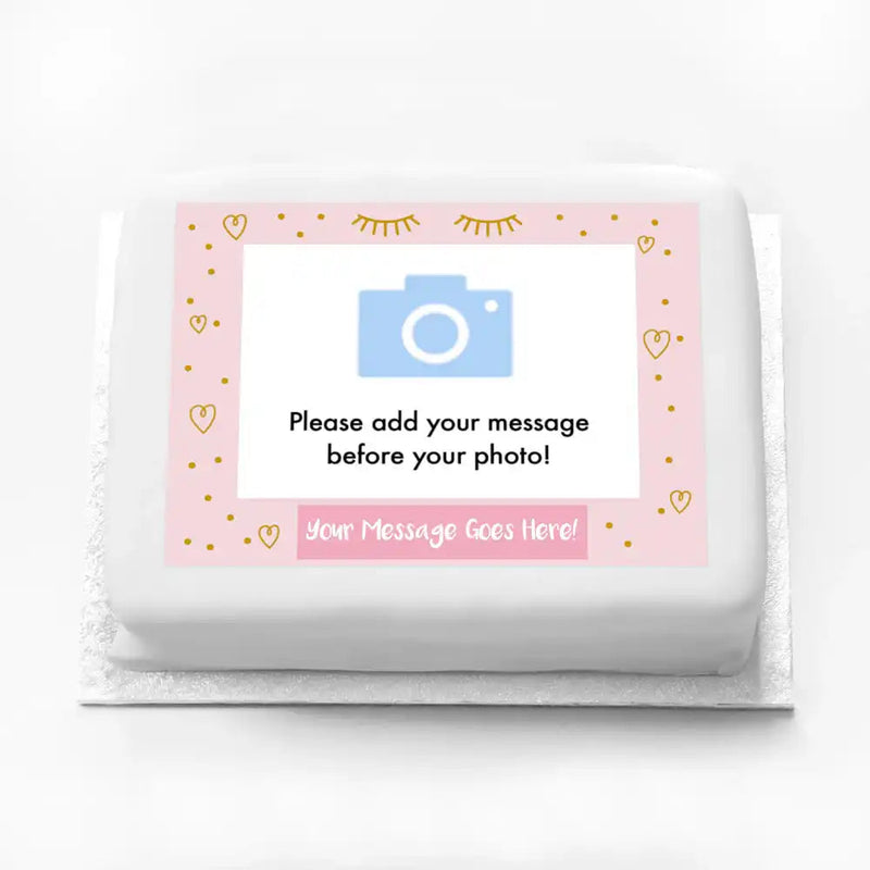Personalised Photo Cake - Pamper Party Yes Personalised Cake