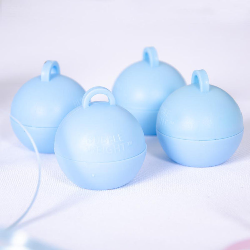 Bubble Balloon Weight Pale Blue (x4)