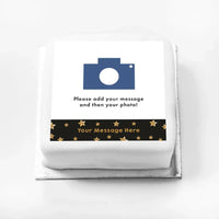 Personalised Gift Cake - Gold Glitter Default Title Personalised Cake