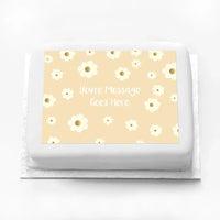 Personalised Photo Cake - Crazy Daisy No Personalised Cake