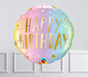 Inflated Balloon Bunch - Pastel Ombre & Stars 1 Inflated Balloon - £12.99 Personalised Balloons