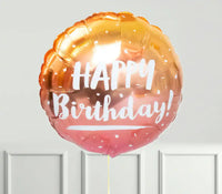 Ombre 1 Inflated Balloon - £12.99 Personalised Balloons