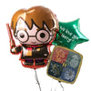 Personalised Inflated Balloon Bunch - Harry Potter Personalised Balloons