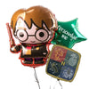 Personalised Inflated Balloon Bunch - Harry Potter Personalised Balloons