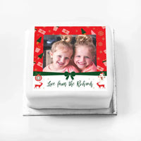 Personalised Photo Cake - Traditional Christmas Christmas 2024