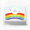 Personalised Photo Cake - Rainbow Default Title Personalised Cake