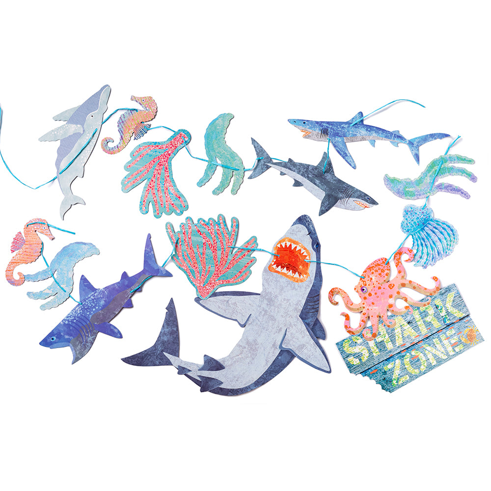 King of the Sea - Shark Themed Personalised Party in a Box Party Pieces