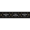 Personalised Black & Gold Table Runner No Personalised Runner
