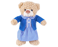 Girls Blue School Uniform Teddy Bear Outfit Make a Bear