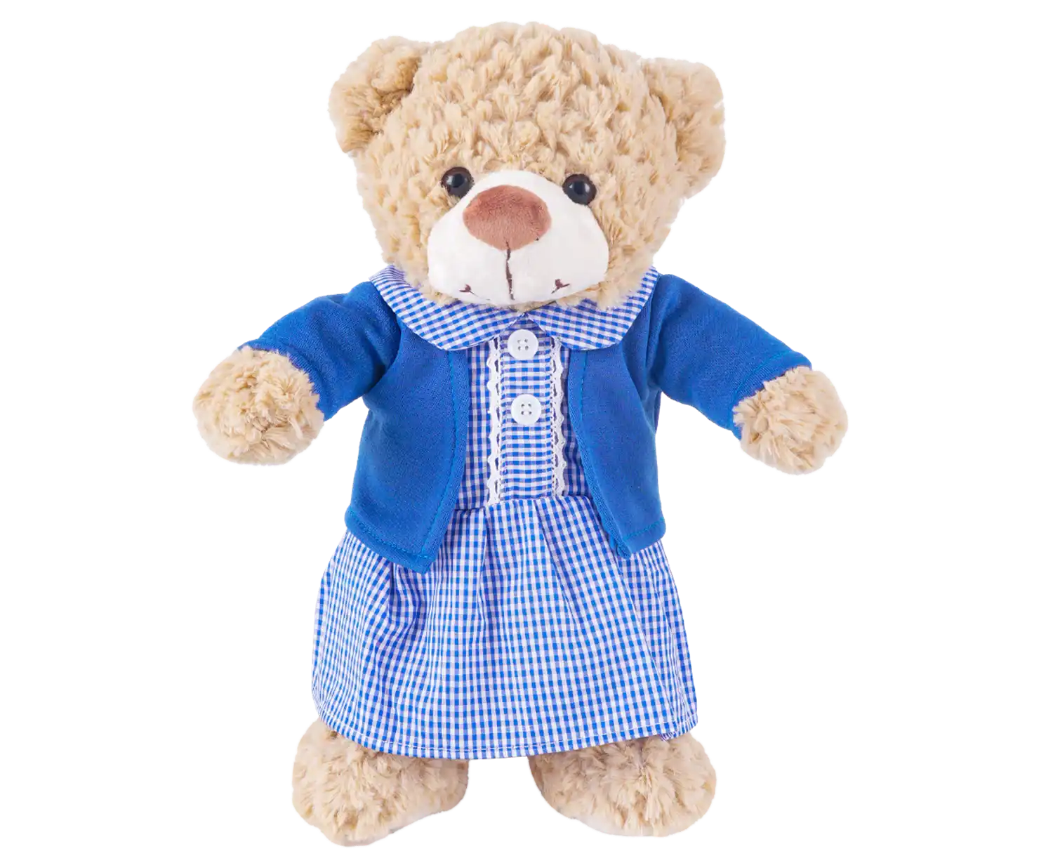Girls Blue School Uniform Teddy Bear Outfit Make a Bear