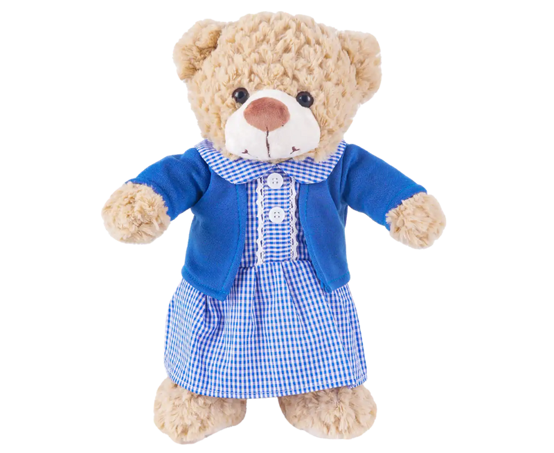 Girls Blue School Uniform Teddy Bear Outfit Make a Bear