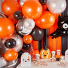 Black, Orange and Silver Balloon Arch Halloween 2024