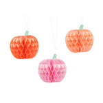 Honeycomb Coloured Pumpkins (x3)