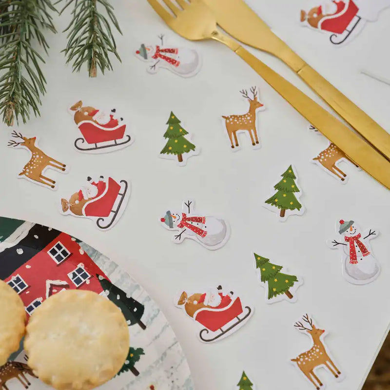 Christmas Paper Table Confetti Christmas 2024
