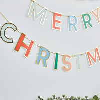 'Merry Christmas' Banner (2.5m) Christmas 2024