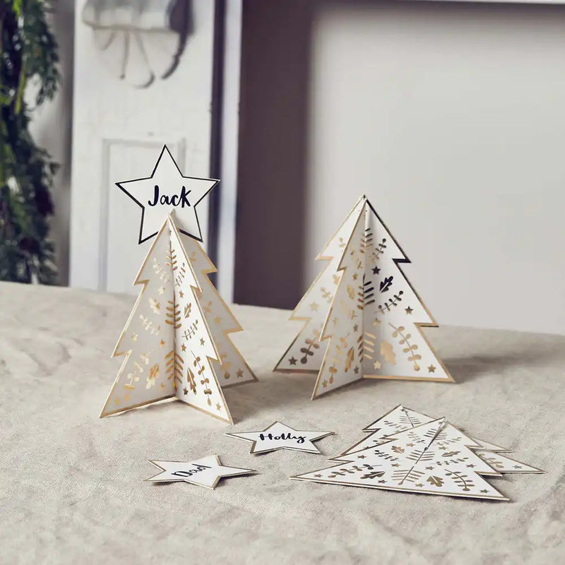Christmas Tree Place Cards (x10) Christmas 2023