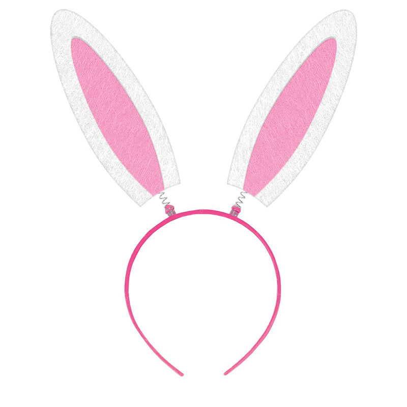 Bunny Ear Headband Bopper - Pink