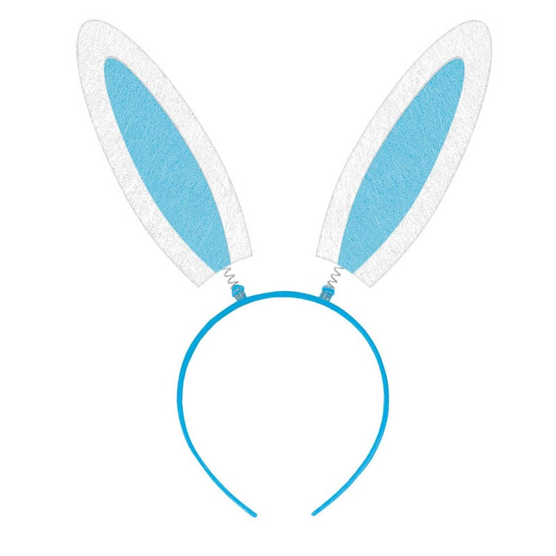 Bunny Ear Headband Bopper - Blue