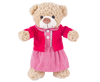 Girls Red School Uniform Teddy Bear Outfit Make a Bear