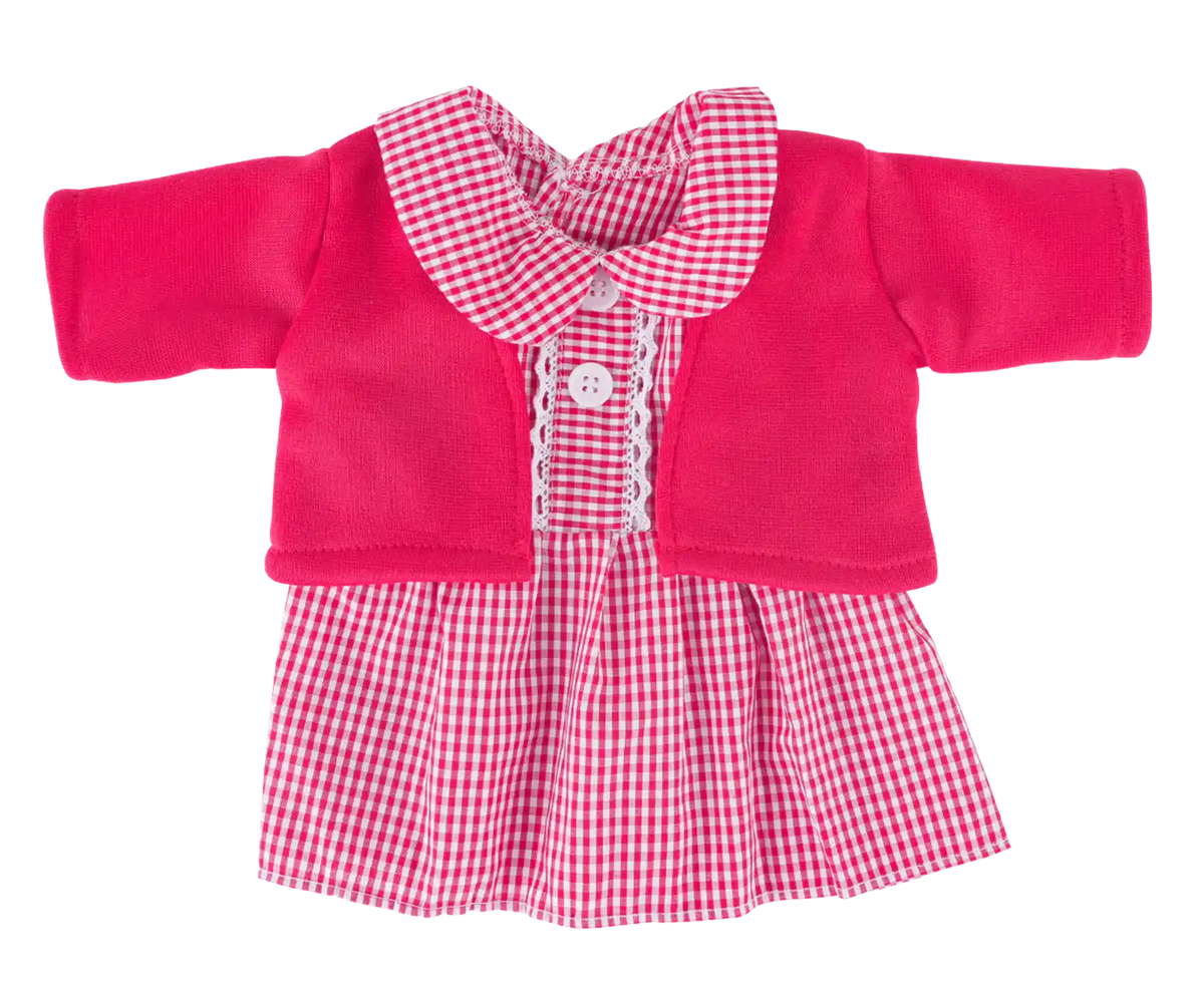 Girls Red School Uniform Teddy Bear Outfit Make a Bear