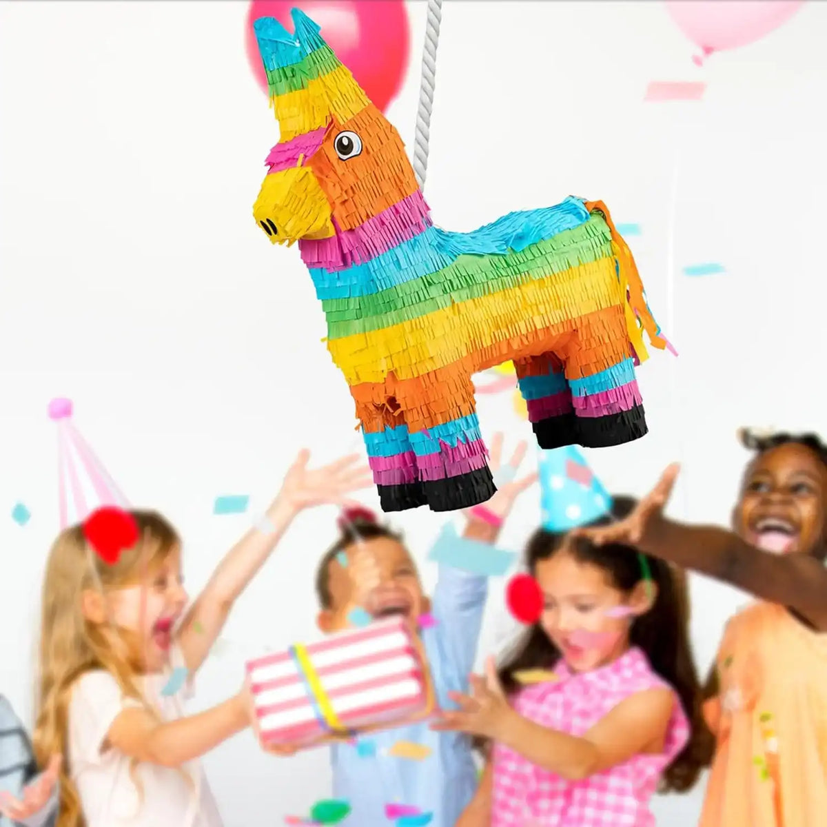 Rainbow Donkey Piñata Own Brand