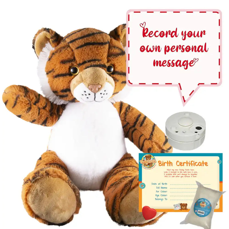 Make a Bear - Terry the Tiger - Recordable None Make a Bear