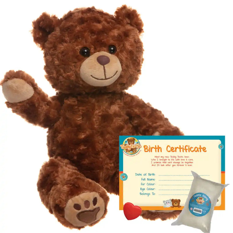 Make a Bear - Charlie Chestnut Brown Bear None Make a Bear