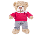 Boys Red School Uniform Teddy Bear Outfit