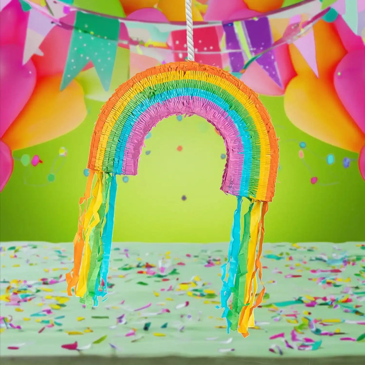 Rainbow Streamer Piñata Own Brand