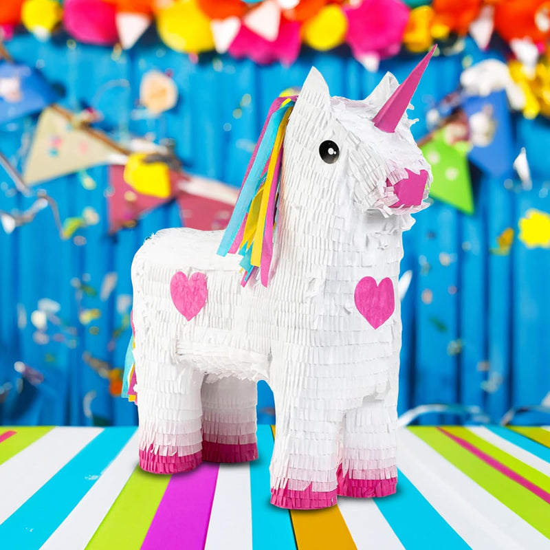 Unicorn Heart Print Piñata