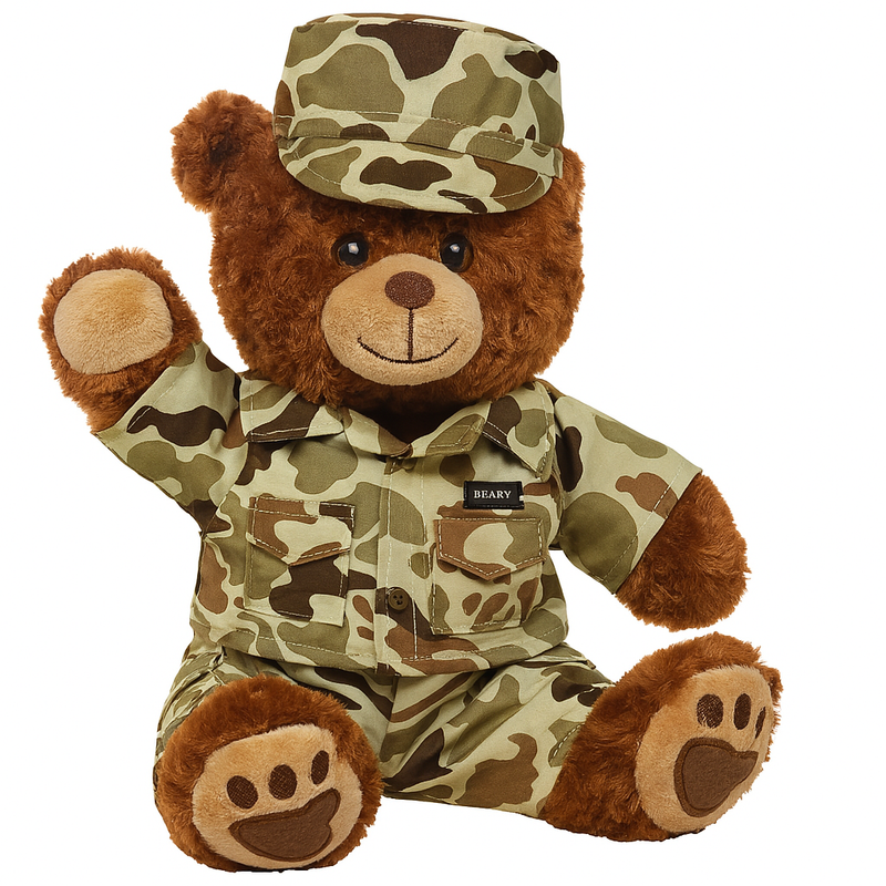 Army Officer Camo Teddy Bear Outfit Make a Bear