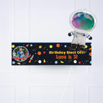 Space Blast Personalised Party Banner