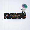 Space Blast Personalised Party Banner No Yes add balloon Personalised Banner