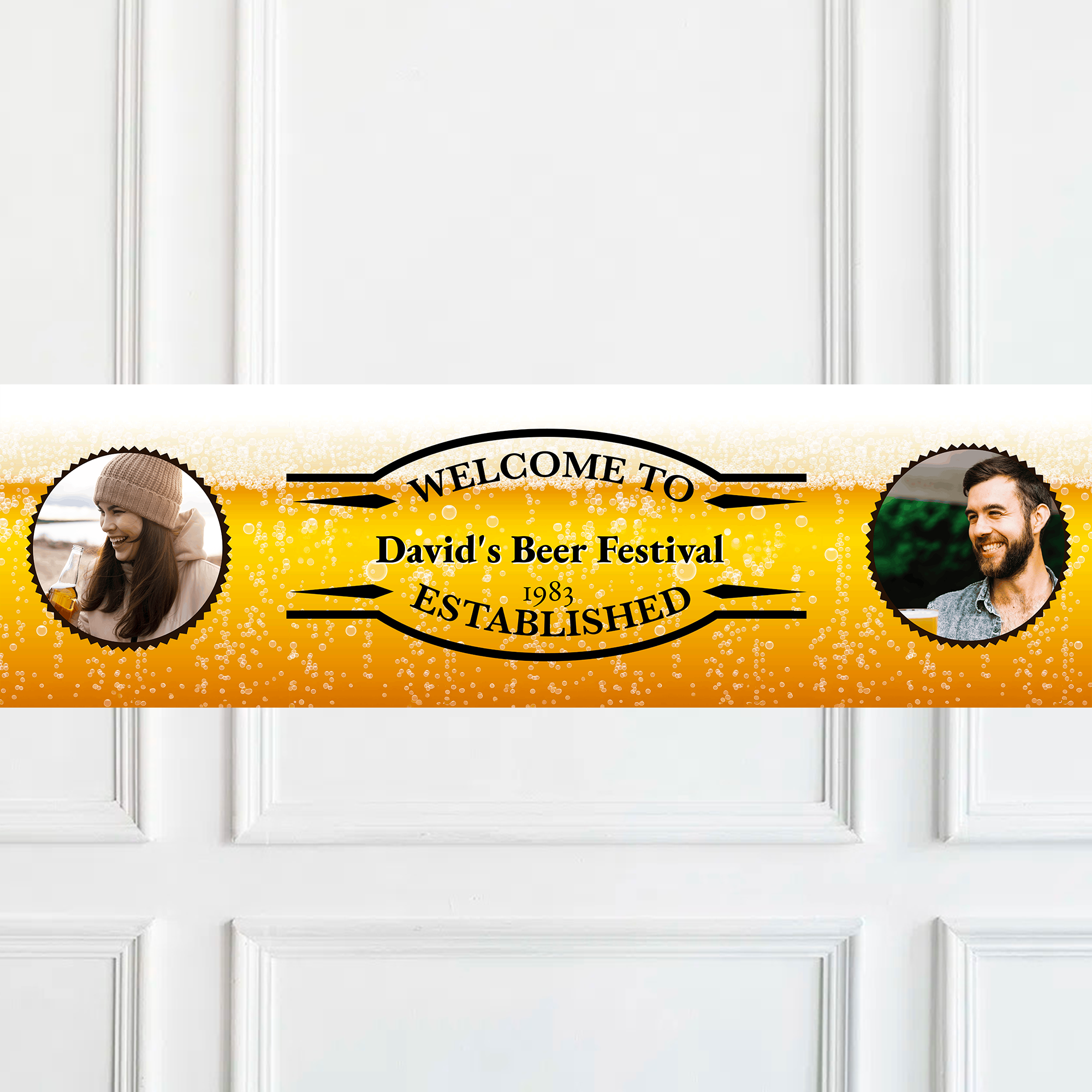 Beer Festival Personalised Party Banner