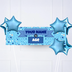 Blue Age Personalised Party Banner