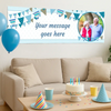 Blue Bunting Personalised Party Banner Personalised Banner