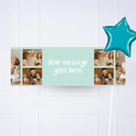 Coloured Collage Personalised Party Banner