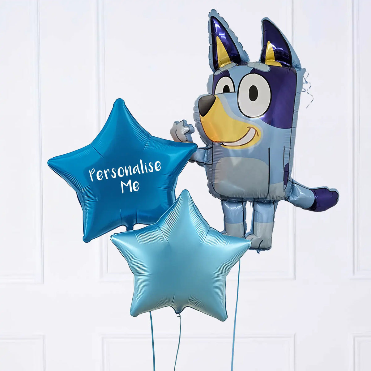 Personalised Inflated Balloon Bunch - Bluey Personalised Balloons