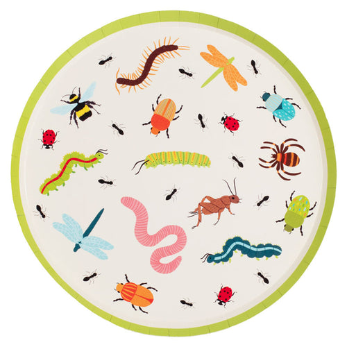 Bug Party Paper Plates (x8)