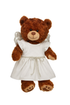 White Angel Dress Teddy Bear Outfit