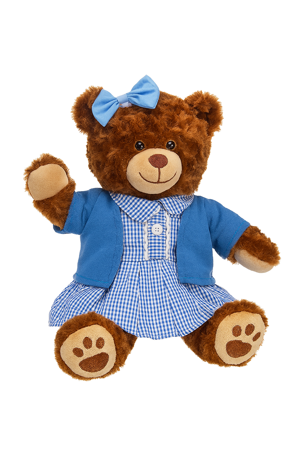 Girls Blue School Uniform Teddy Bear Outfit Make a Bear